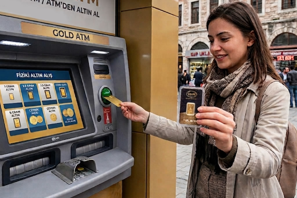 ATM’lerde Sertifikalı Gram Altın Devrimi